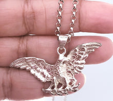 Load image into Gallery viewer, Men&#39;s Eagle silver Handmade Necklace

