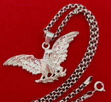 Load image into Gallery viewer, Men&#39;s Eagle silver Handmade Necklace
