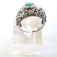 Load image into Gallery viewer, Turquoise Handmade sterling silver Ring
